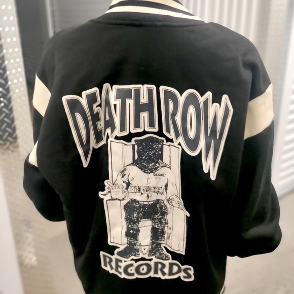 Death Row Chair Varsity Jacket Men’s Size Large - Picture 3 of 11